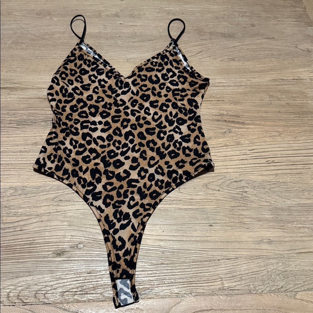Forever 21 Leopard Print Bodysuit